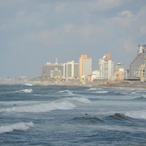 pohľad na Tel Aviv- srdce Israelu