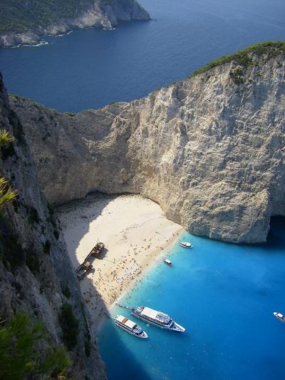 Zakynthos-pláž Navajo s vrakom starej pašeráckej lode, Krásy prírody, Foza, 1