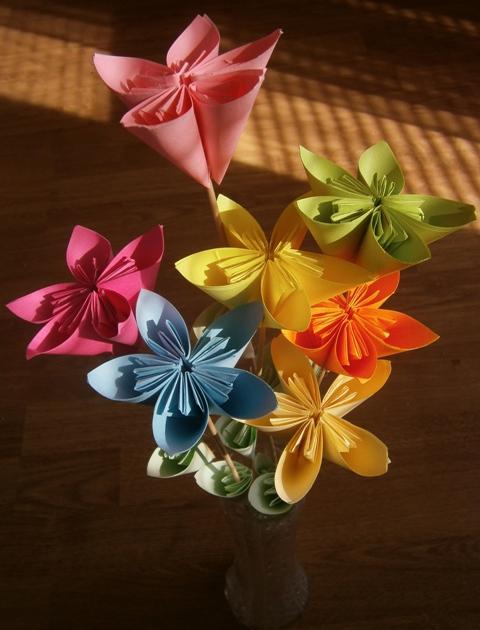 prvá kusudama kytica môjho 7.ročného vnuka, ErikaV, 1